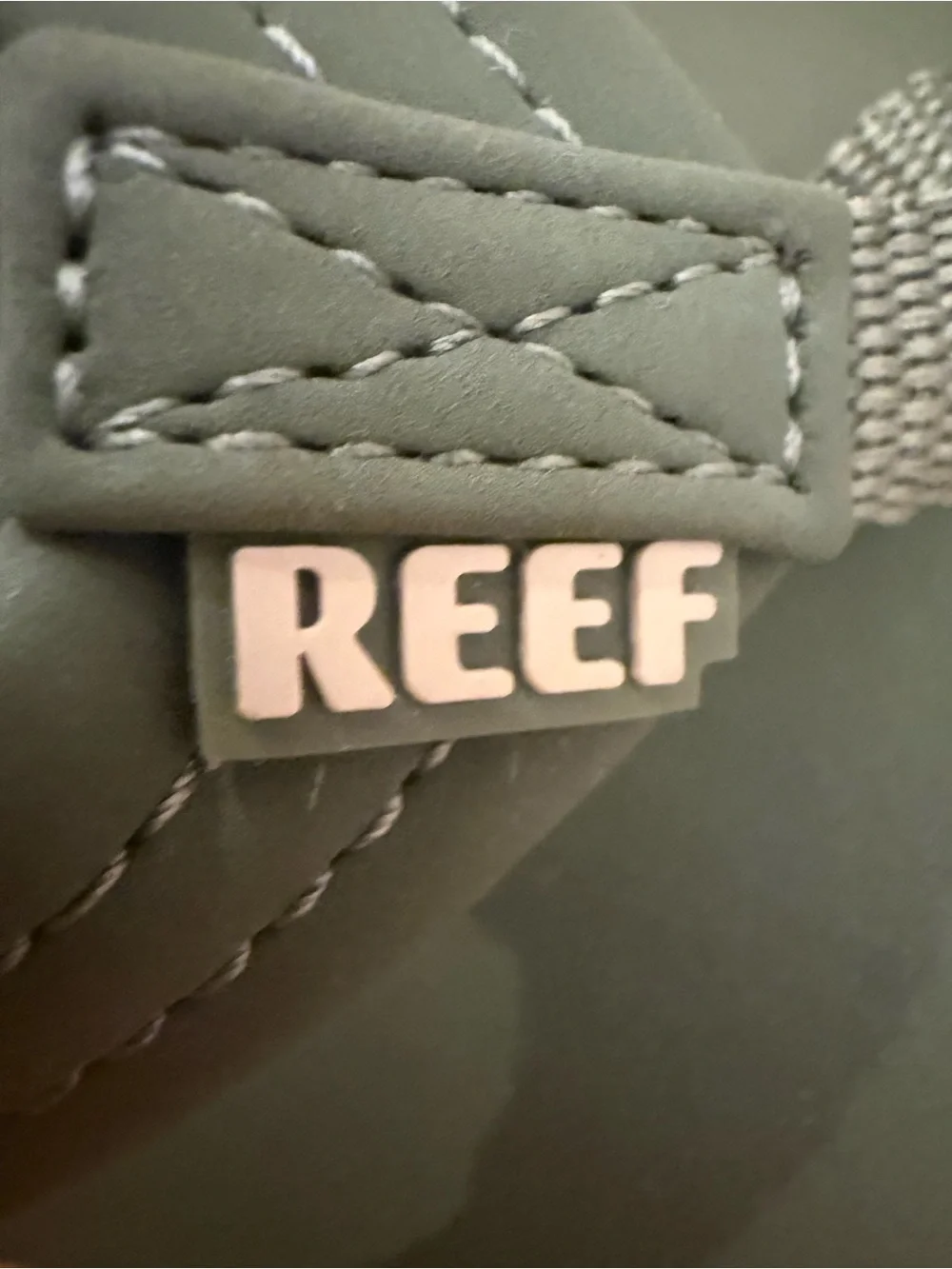 NWOB: Reef Cushion Breeze Women's Olive Green Slip-On Sandal, sz 10